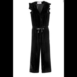 Bella Dahl girls velvet jumpsuit